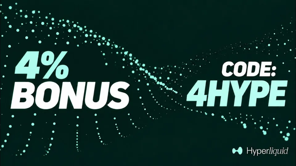 Hyperliquid promo code 4HYPE how to get the best 4% discount on your trading fees